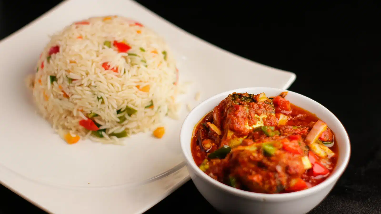 Fish sauce with plain rice