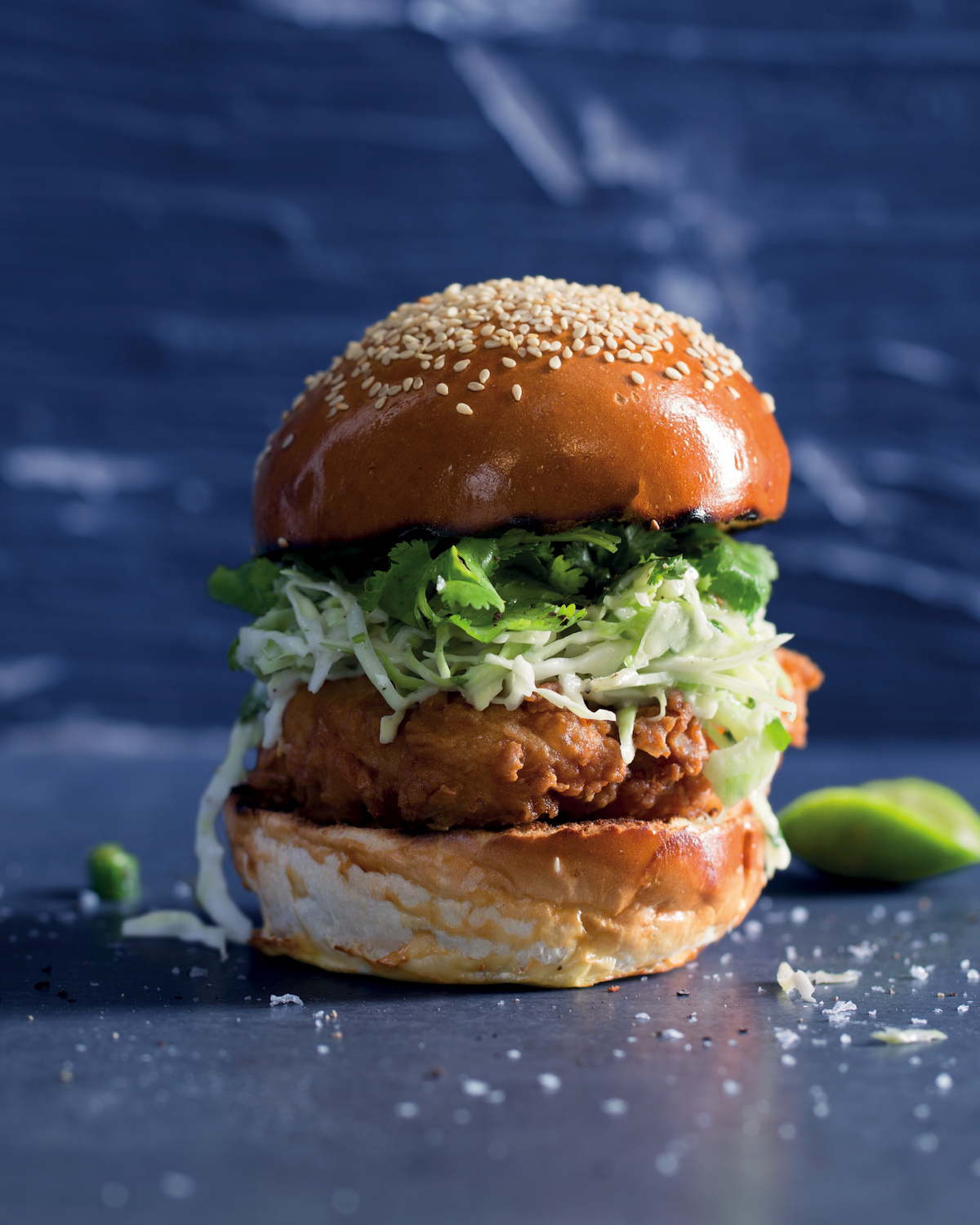 Southern fry chicken burger